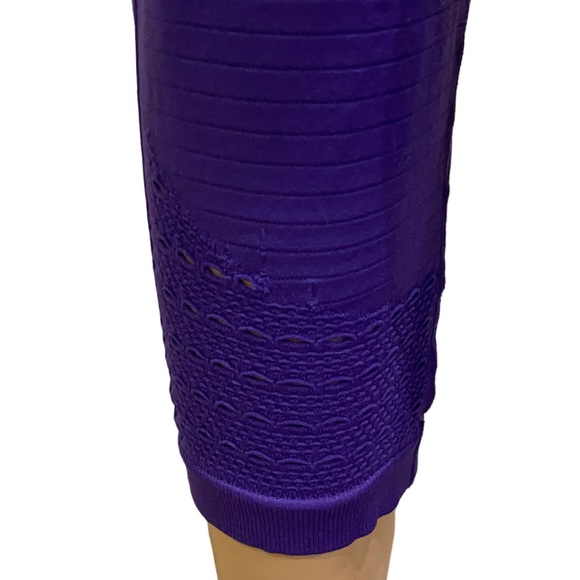 Gymshark Energy Seamless High Waist Purple Capri Leggings Tights Size Large? EUC - Picture 4 of 7